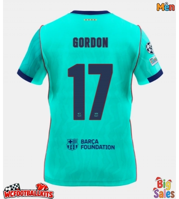 Barcelona Anthony Gordon #17 Replica Third Stadium Shirt 2026-27 Short Sleeve